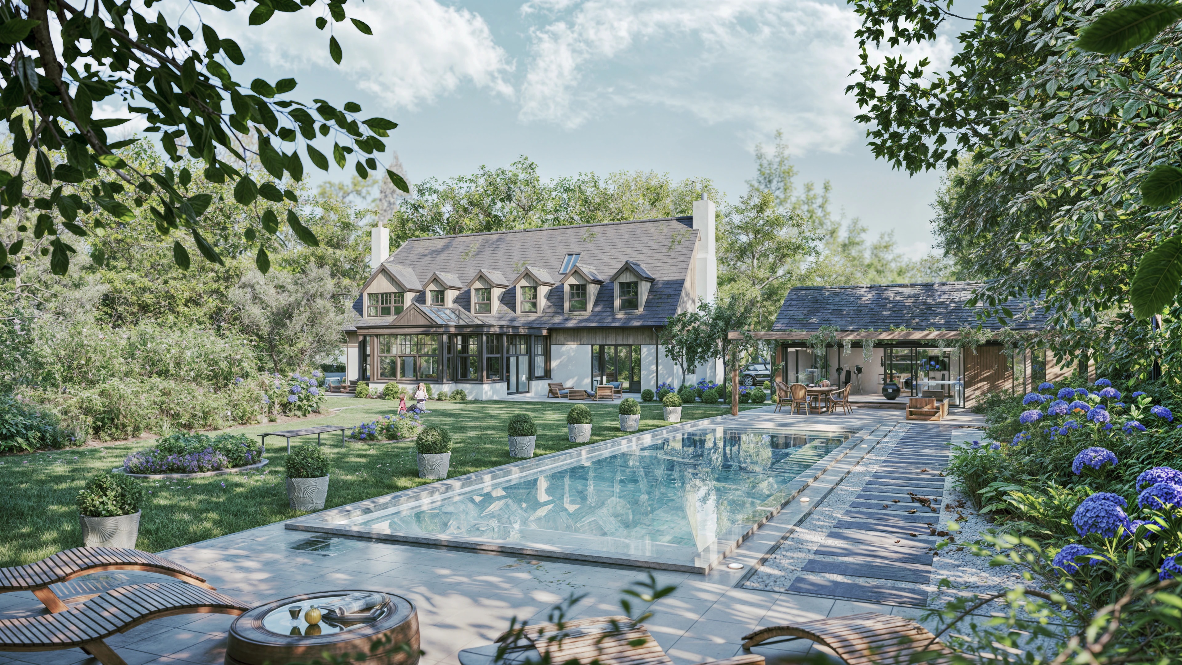 Mount Pleasant Lane, Lymington, New Forest. Luxury Residential Redevelopment by LUSO Architecture